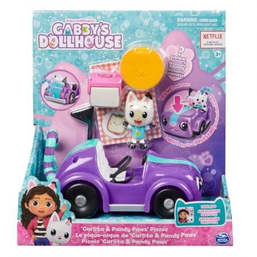 Vehículo de muñecas Gabby's Dollhouse