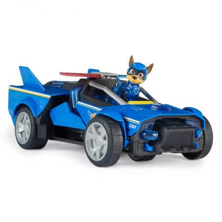 Vehículo transformable con figura Chase Puppy Patrol, Nickelodeon