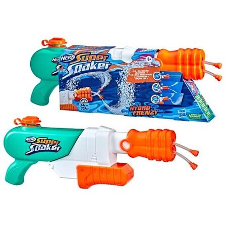 Super Soaker Hydro Frenzy Water Blaster, +6 años, Nerf