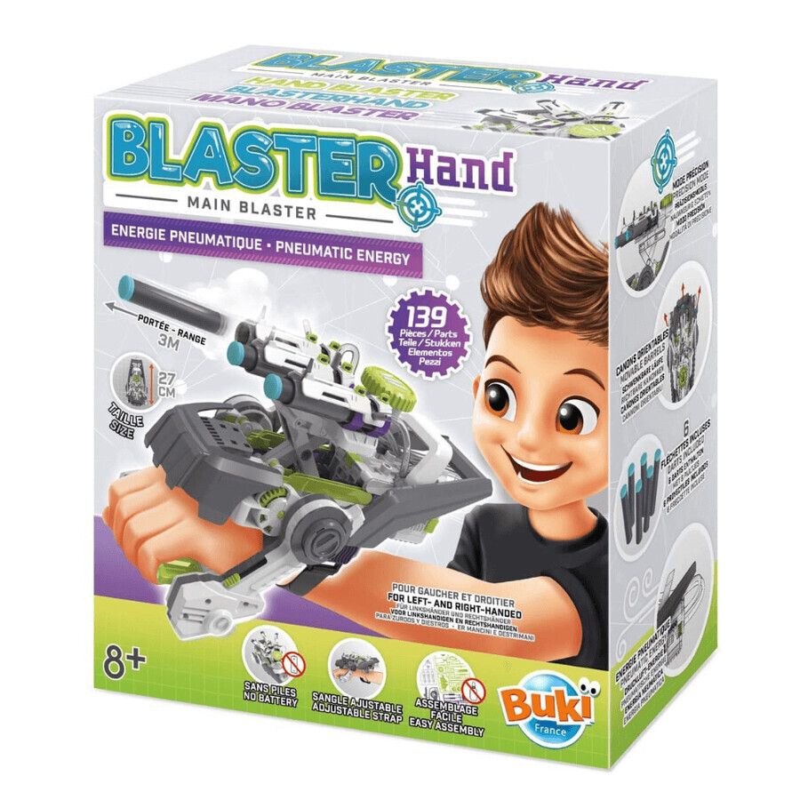 Hand Blaster, 8 Jahre und älter, Buki