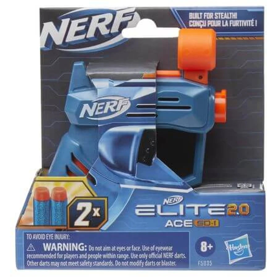 Blaster Nerf elite 2.0 Ace SD-1, +8 años, Hasbro