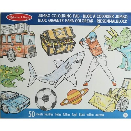 Livre de coloriage Jumbo, Melissa & Doug