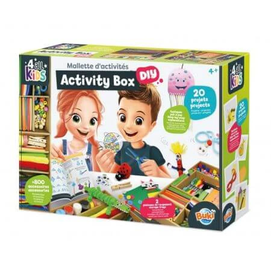 Caja de actividades DIY, 4 años+, Buki