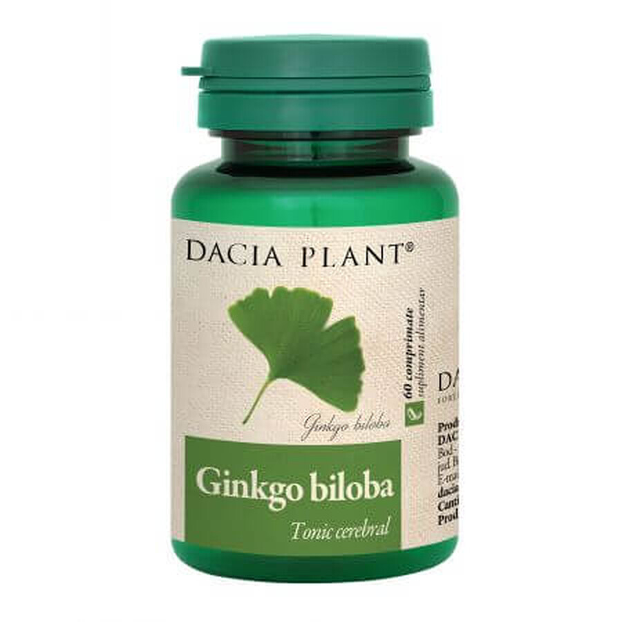 Ginkgo Biloba, 60 comprimidos, 1+1, Dacia Plant