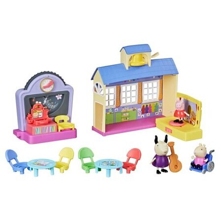 School Play Set, +3 years, Peppa Pig