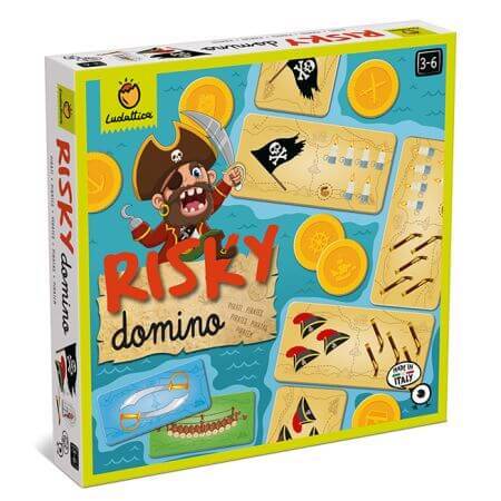 Domino rischioso con i pirati, 3-6 anni, Ludattica