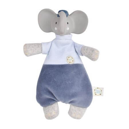 Elefante Alvin, 25 cm, Blu, Tikiri