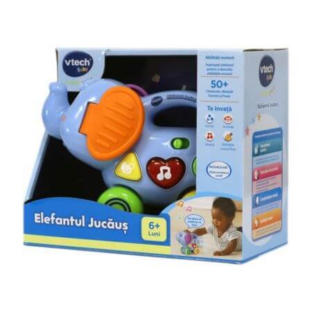 Speelse Olifant Spelenderwijs Leren, +6 maanden, Vtech