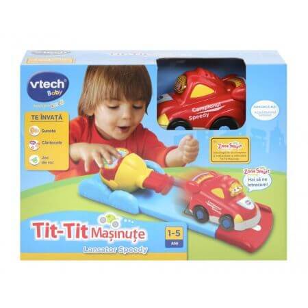 Speedy, 1-5 años, Vtech Tit-Tit Masinute Launcher