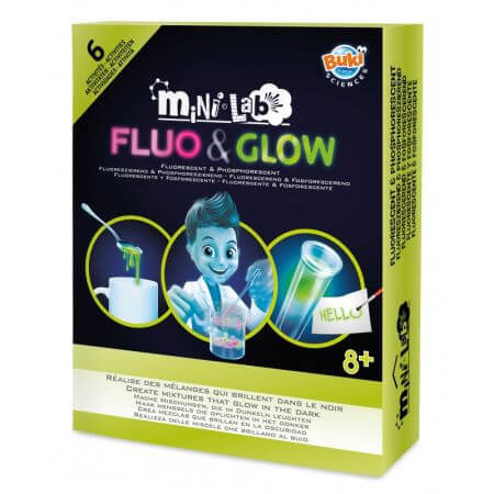 Mini Fluo &amp; Glow Lab, +8 jaar, Buki