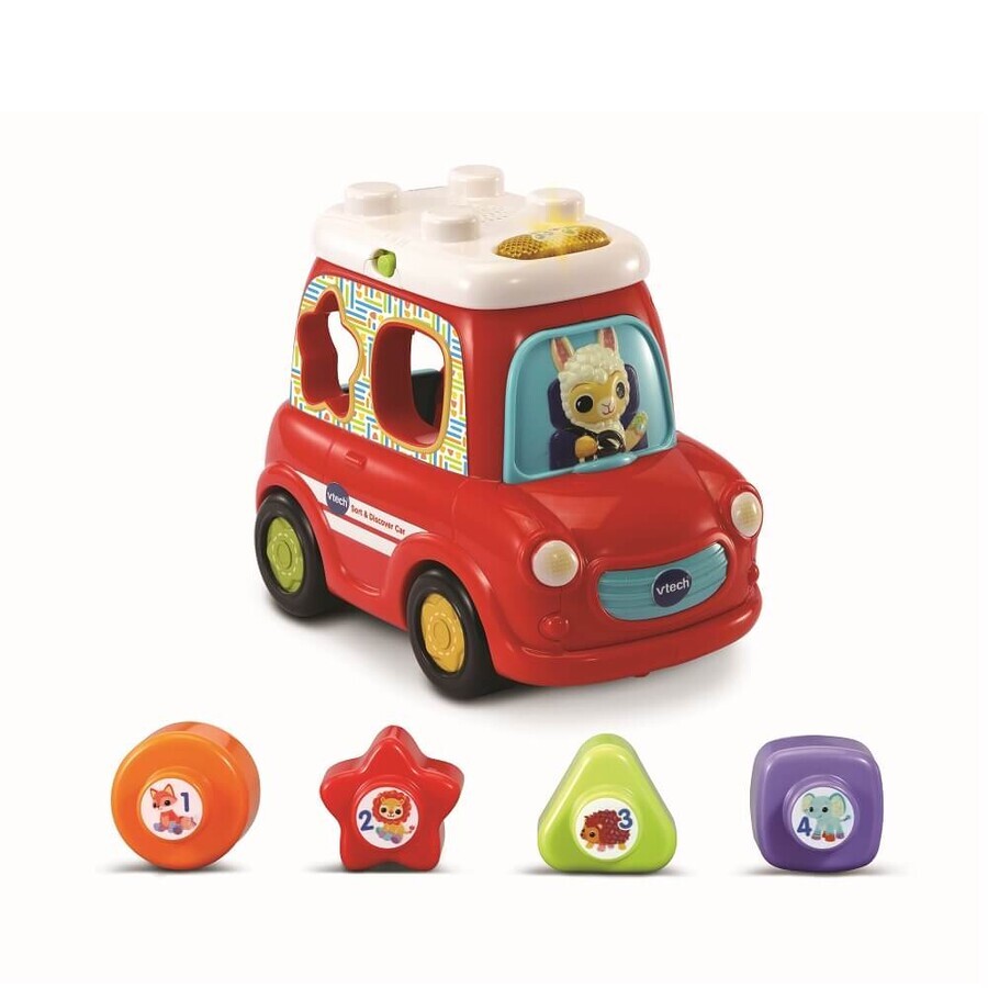 Minivan with animals and geometric shapes, 1-5 years, Vtech Toodler