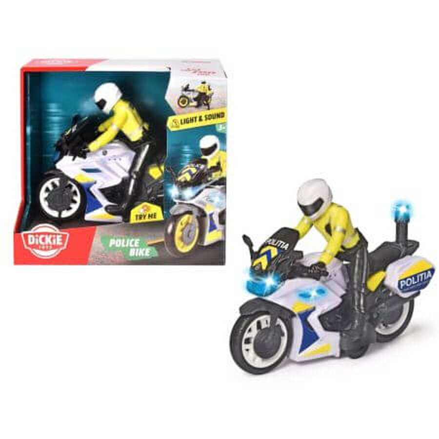 Moto de policía, 3 años+, Dickie