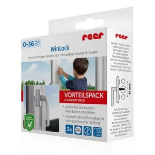 Paquete económico 3x de seguridad para puertas y ventanas de balcones, Reer