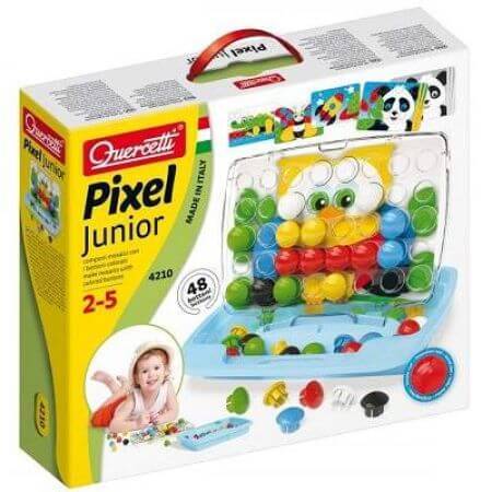 Pixel Junior Mosaic, 2-5 años, Q4210, Quercetti