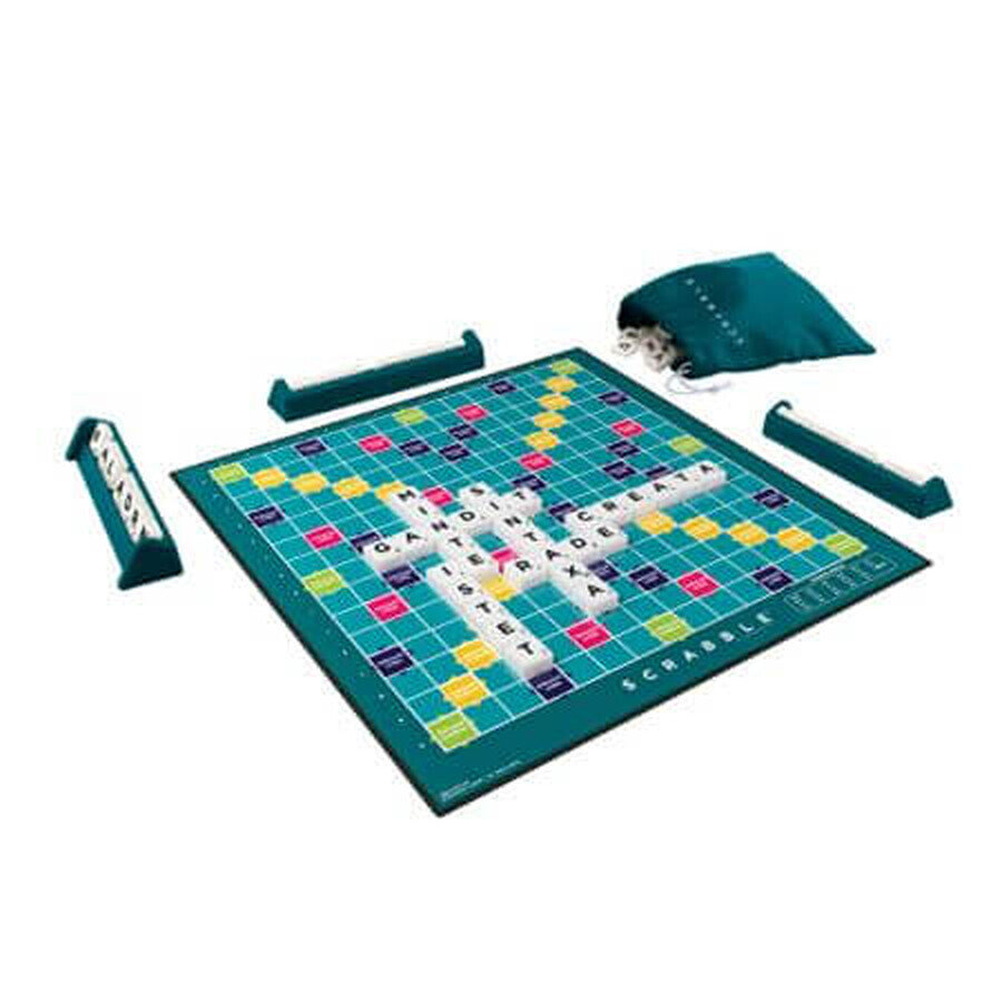 Scrabble, Juego de palabras cruzadas, +10 años, Mattel