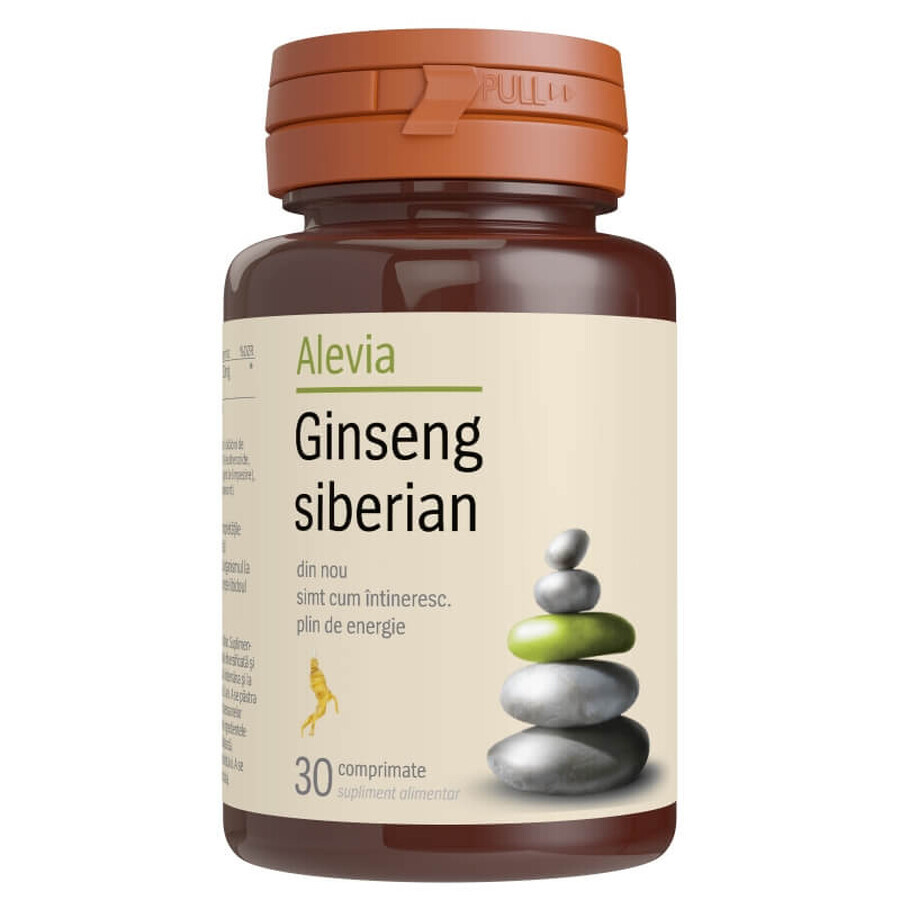 Siberian Ginseng, 30 tablets, Alevia