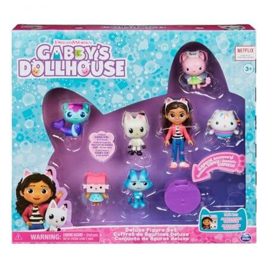 Set de 7 figuritas Deluxe, Gabby's Dollhouse