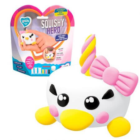 Lovin'do Air Clay Squishy Hero, +3 ans, Teensy-Weensy, Okto