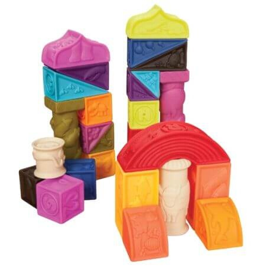 Set di cubetti morbidi, 26 pezzi, Btoys