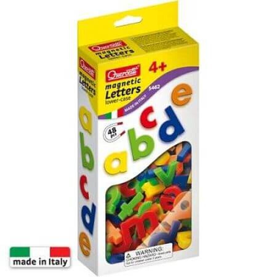 Set van 48 kleine magnetische letters