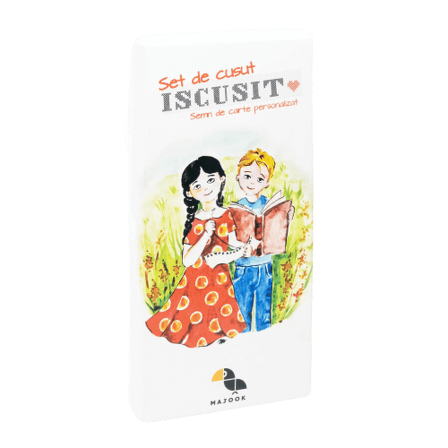 Set de cusut Semn de carte Iscusit, + 8 ani, Majook