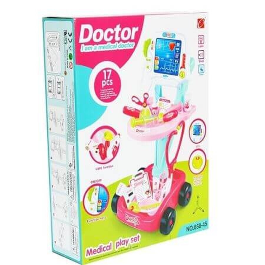 Set de juego médico con 2 cajones, +3 años, Malplay