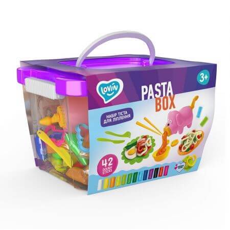 Set de plastilina Lovin'Do Pasta Mania Box, +3 años, Okto