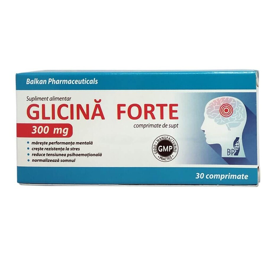 Glycine Forte 300 mg, 30 comprimés, EsVida Pharma