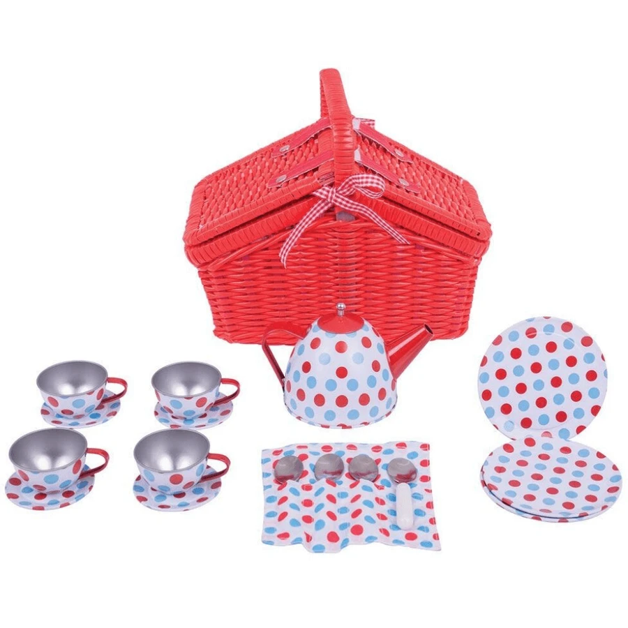 Mi juego de picnic a lunares, 3 años+, Bigjigs