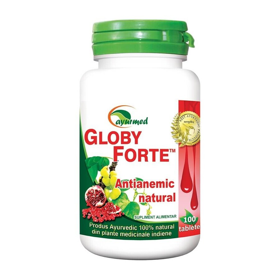 Globy Forte, 100 tabletten, Ayurmed