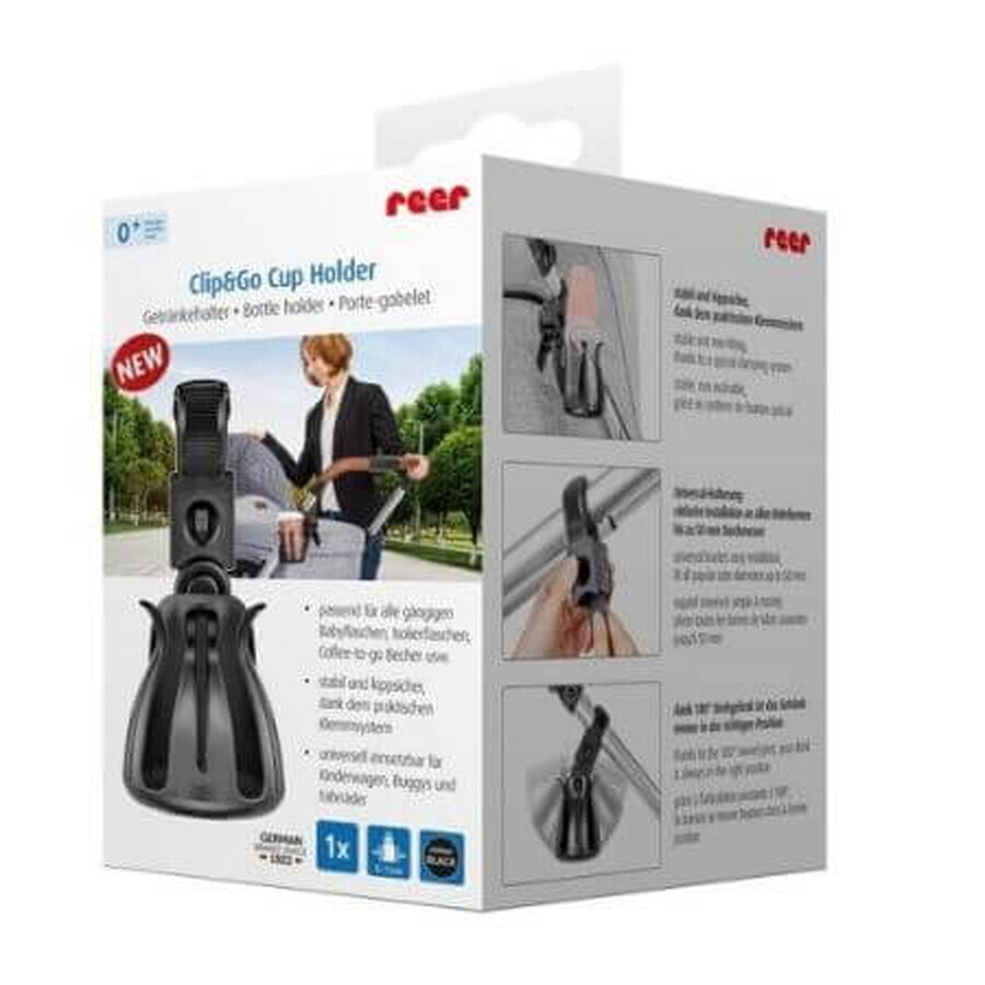 Clip&amp;Go Bekerhouder voor flessen en flacons, Reer