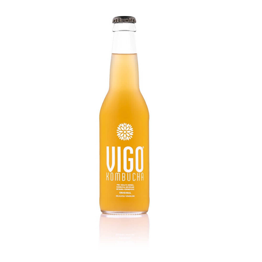 Kombucha Original té fermentado ecológico con probióticos, 330 ml, Vigo