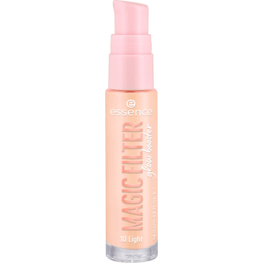 Glow Booster Filtro Mágico Glow Booster Base de Maquillaje con Color, 10 - Claro, 14 ml, Essence