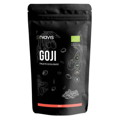 Goji fruta orgánica, 125 g, Niavis