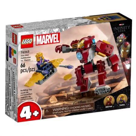 Iron Man Hulkbuster vs Thanos, 4 años+, 76263, Lego Marvel