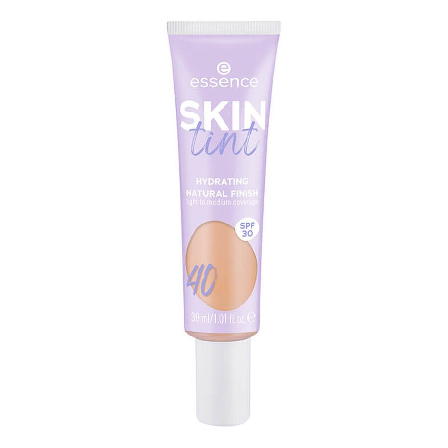 Nuantator pentru piele Skin Tint, Hydrating Natural Finish 40, 30 ml, Essence