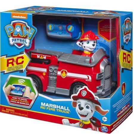 Marshall Puppy Patrol y coche de bomberos con mando a distancia, Nickelodeon