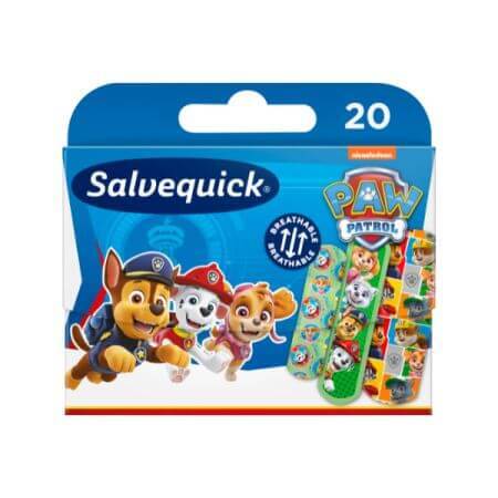 Patchs pour bébés Paw Patrol, 20 pièces, Salvequick