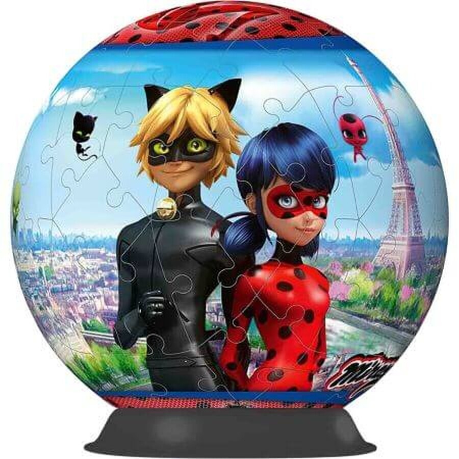 Puzzle 3D Miraculous, + 6 ans, 72 pièces, Ravensburger