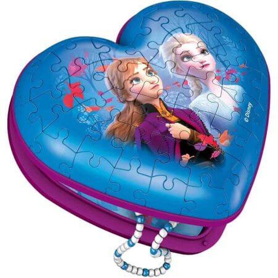 Puzzle a forma di cuore Frozen, + 8 anni, 54 pezzi, Ravensburger