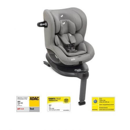 Silla de auto giratoria I-Spin 360°, Franela Gris, Joie