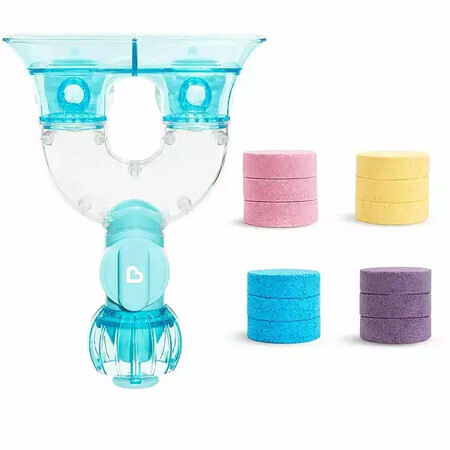 Set de 2 juguetes de baño y 12 pastillas Colour Mix Lab, +36 meses, Munchkin