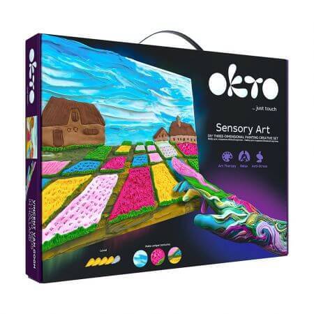 Set creativo Sensory Art Aiuole in Olanda, 30 x 40 cm, Okto