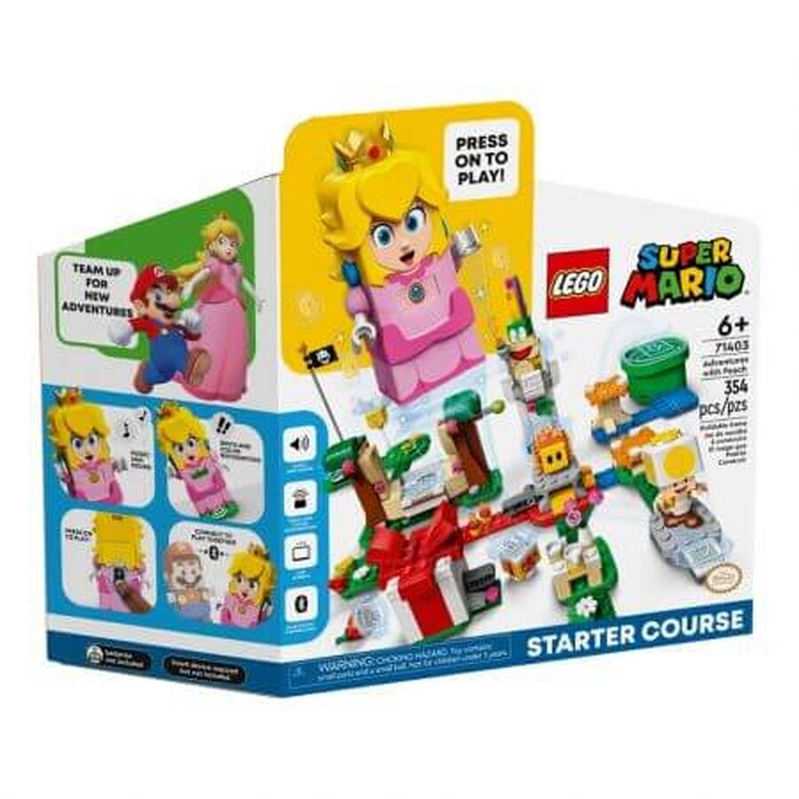 Set básico Aventuras con Peach, 6 años+, 71403, Lego Super Mario