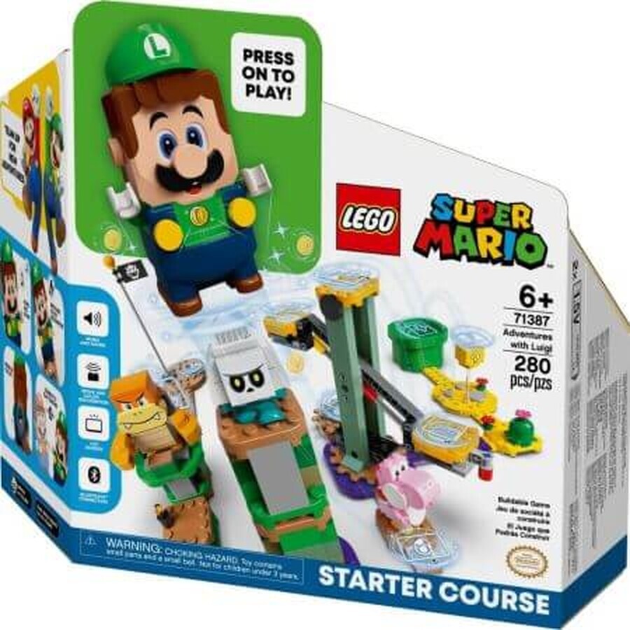 Juego básico Las aventuras de Luigi, 6 años+, 71387, Lego Super Mario