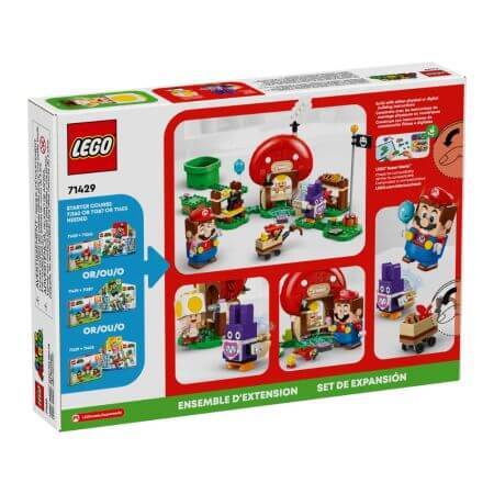 Juego de expansión Tienda de Nabbit Toad, 7 años+, 71429, Lego Super Mario