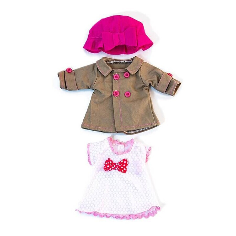 Conjunto de ropa de clima templado para muñeca niña 32 cm, Miniland