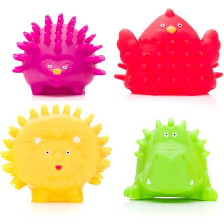 Set de juguetes de baño, 4 piezas, Fillikid