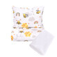 Juego de cama 3 piezas + funda impermeable, 120 x 60 cm, modelo Bee, Fic Baby