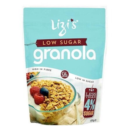 Granola de coco con bajo contenido en azúcar, 500 g, Lizi's